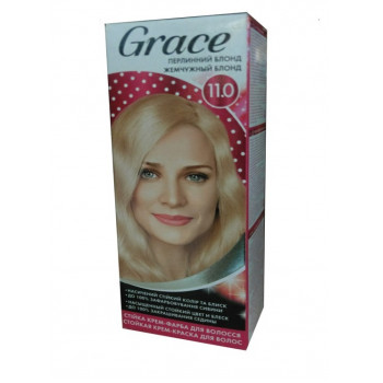 Стійка крем-фарба для волосся Grace 11.0 Перлинний блонд (30шт) 4499 Стійка крем-фарба для волосся Grace 11.0 Перлинний блонд (30шт) 4499