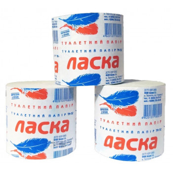 Туалетний папір Ласка (50/48/8шт) 0015 Туалетний папір Ласка (50/48/8шт) 0015