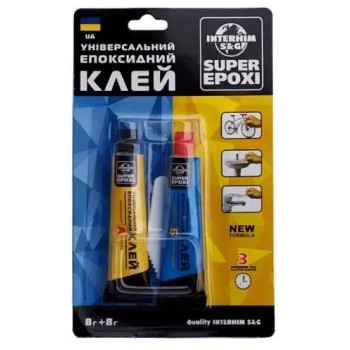 Клей SUPER EPOXI 2 комп.Тюбик 2*8г (144/12шт) Клей SUPER EPOXI 2 комп.Тюбик 2*8г (144/12шт)