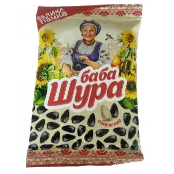 Насіння @ соняшника смажене 145гр Баба Шура велика пачка (35уп) Насіння @ соняшника смажене 145гр Баба Шура велика пачка (35уп)