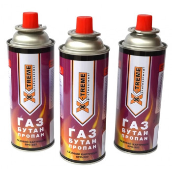 Газ для побутової запальнички та пальника X-TREME 227 мл (28/4шт) 8355 Газ для побутової запальнички та пальника X-TREME 227 мл (28/4шт) 8355