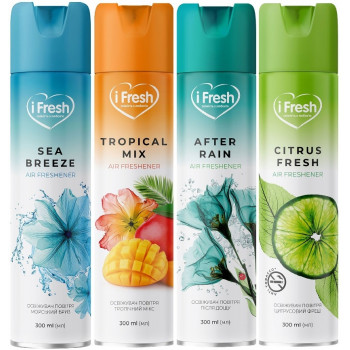 Освіжувач @ повітря iFRESH 300 мл (12шт) Освіжувач @ повітря iFRESH 300 мл (12шт)