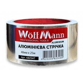 Алюмінієва @ стрічка 48мм*25м WoffMann (48шт) 4825AT Алюмінієва @ стрічка 48мм*25м WoffMann (48шт) 4825AT