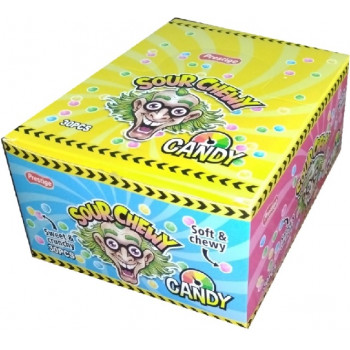 Цукерки SOUR CHEWY CANDY 20/30*12гр ціна за уп. 0408 Цукерки SOUR CHEWY CANDY 20/30*12гр ціна за уп. 0408