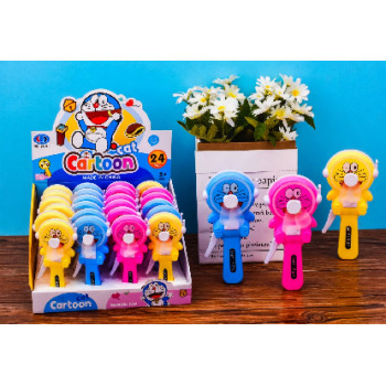 Вітрячок ручний SQ643-1 ZB-2092 Cartoon Cat 15*7.5*3см/Mini Fan Doraemon Вітрячок ручний SQ643-1 ZB-2092 Cartoon Cat 15*7.5*3см/Mini Fan Doraemon