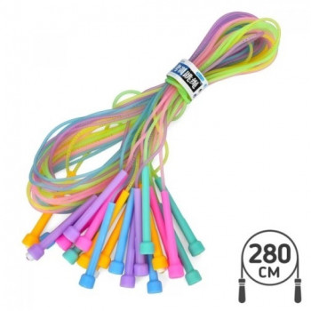 Скакалка кольорова пластик MS 4794 280см,ПВХ,5 кольорів 1213/0060 Скакалка кольорова пластик MS 4794 280см,ПВХ,5 кольорів 1213/0060