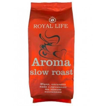 Кава @ в зернах 1кг Royal Life Арома (20 арабіка/80 робуста) Кава @ в зернах 1кг Royal Life Арома (20 арабіка/80 робуста)