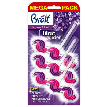 Підвісний @ блок для унітазів Brait хвилька Triopack Lilac 3*45гр (16шт) ціна за шт. 1096 Підвісний @ блок для унітазів Brait хвилька Triopack Lilac 3*45гр (16шт) ціна за шт. 1096