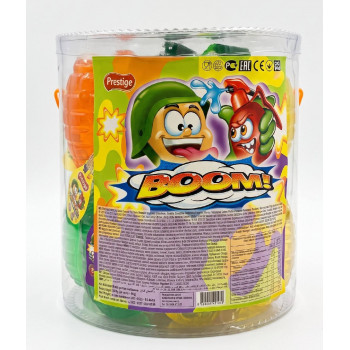 Желейні цукерки Граната Boom 6/24*80гр ціна за уп. 5972 пл. банка Желейні цукерки Граната Boom 6/24*80гр ціна за уп. 5972 пл. банка