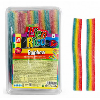Мармеладні Смужки в цукрі Lico Rico Mix 1,5кг 8/150/10гр ціна за уп. 4939 Мармеладні Смужки в цукрі Lico Rico Mix 1,5кг 8/150/10гр ціна за уп. 4939